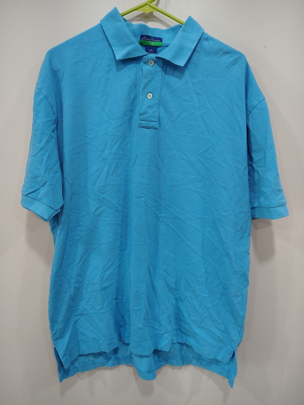Alan Flusser Bright Blue Polo Shirt